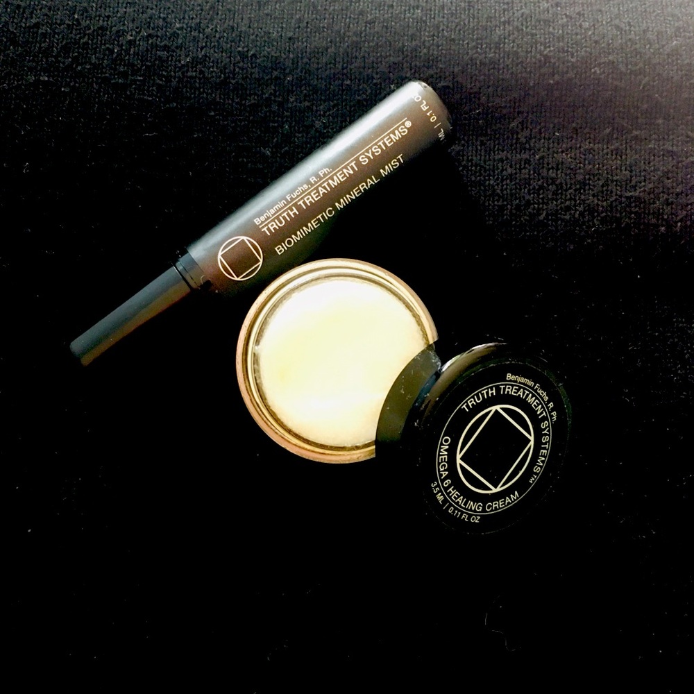 Truth Treatments Systems Omega 6 Healing Cream & Biomedic Mineral Mist Samples